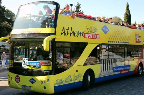 Afina Açıq Turu: Hop-on, Hop-Off avtobus bileti